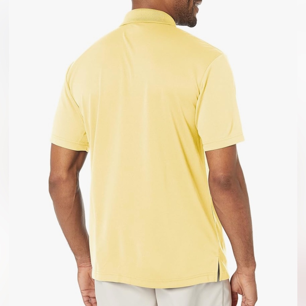 Greg Norman ML75 Play Dry Polo Shirt Yellow Size XL - Picture 2 of 6